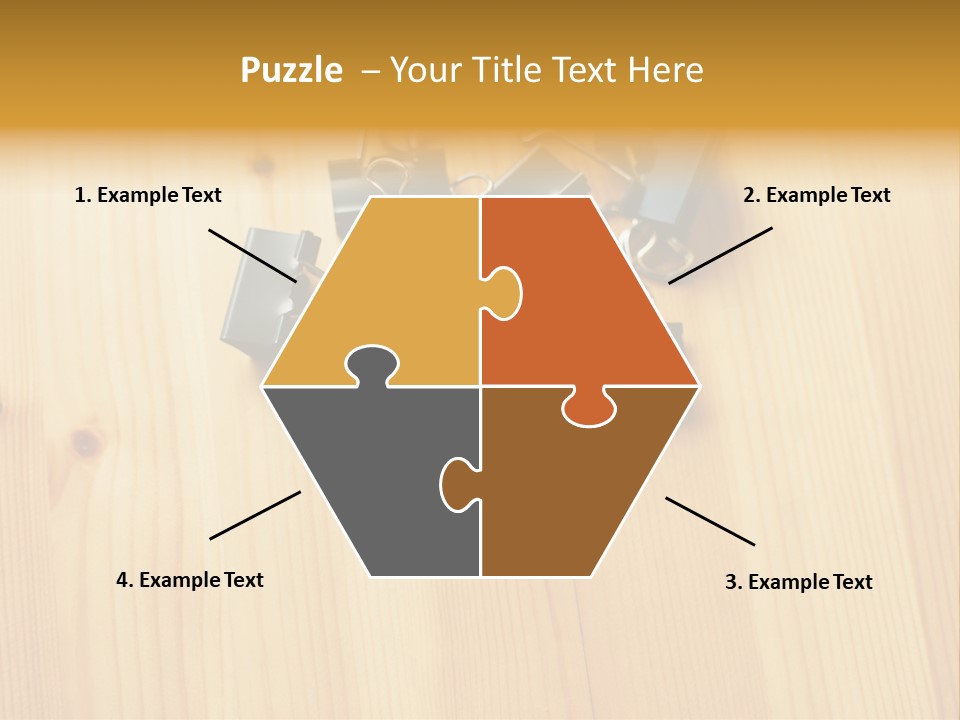 Caucasian Wallmurals Officeworker PowerPoint Template