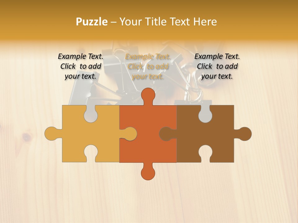 Caucasian Wallmurals Officeworker PowerPoint Template