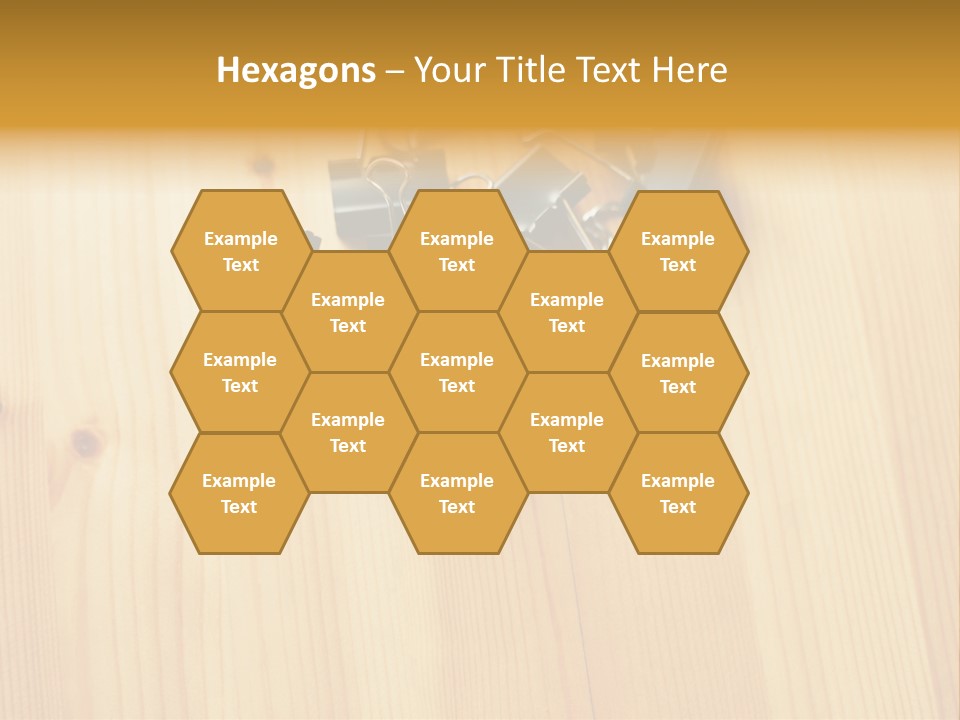 Caucasian Wallmurals Officeworker PowerPoint Template