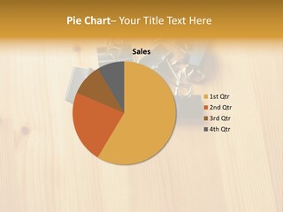 Caucasian Wallmurals Officeworker PowerPoint Template