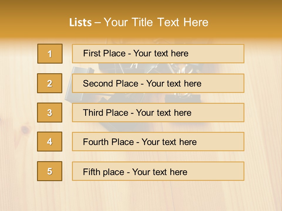 Caucasian Wallmurals Officeworker PowerPoint Template