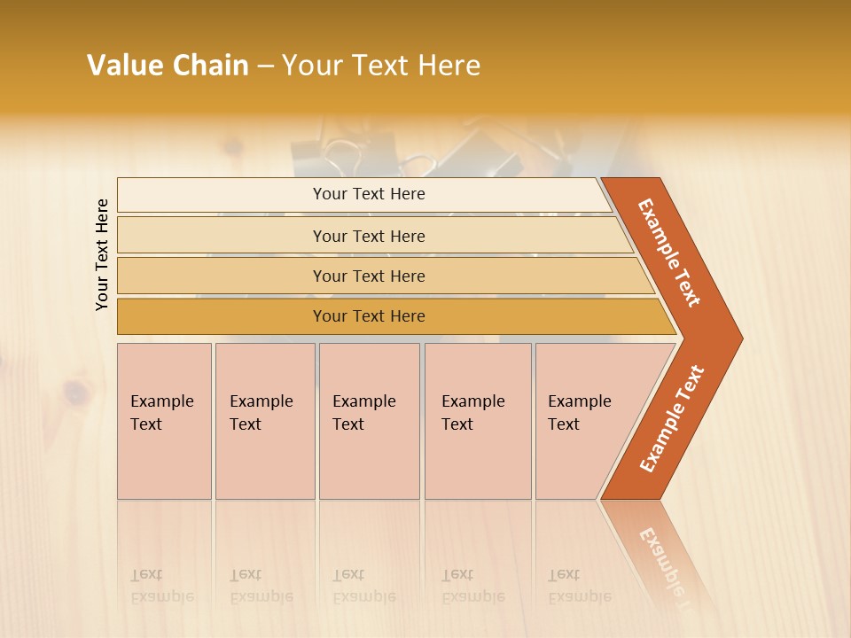 Caucasian Wallmurals Officeworker PowerPoint Template