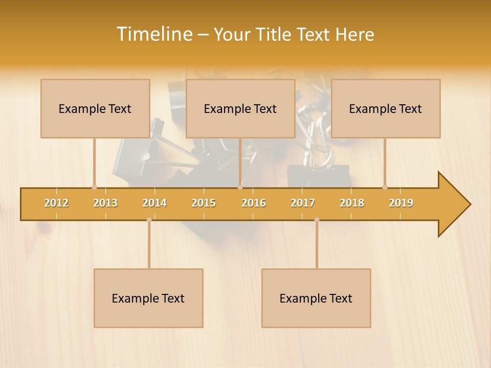 Caucasian Wallmurals Officeworker PowerPoint Template