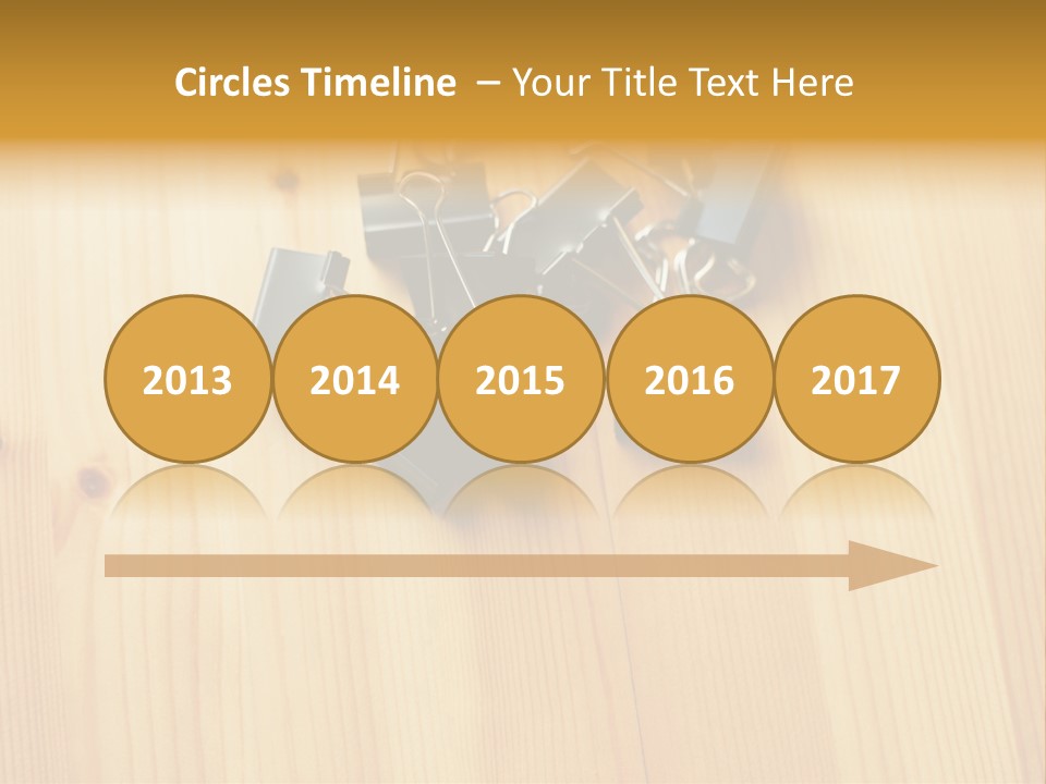 Caucasian Wallmurals Officeworker PowerPoint Template