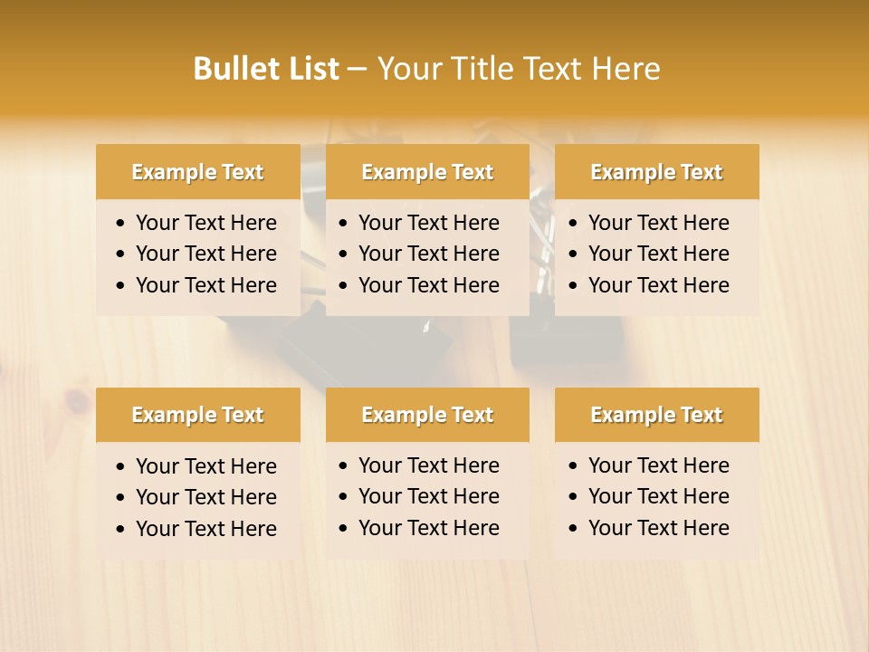 Caucasian Wallmurals Officeworker PowerPoint Template