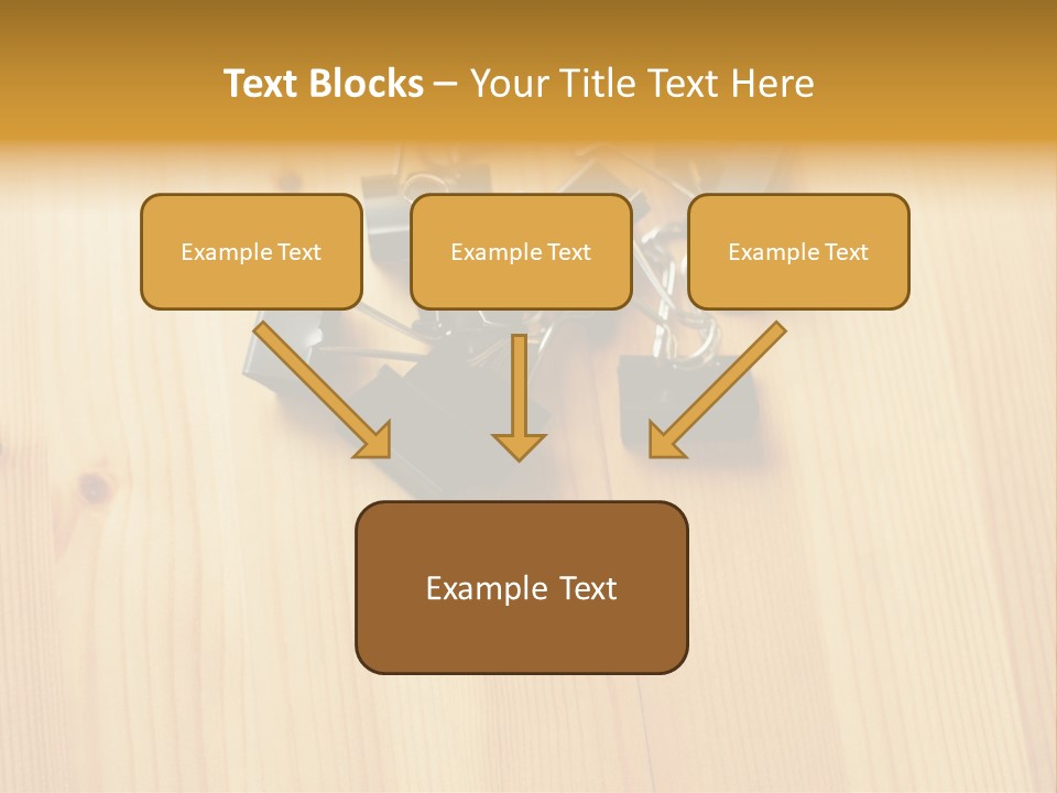 Caucasian Wallmurals Officeworker PowerPoint Template