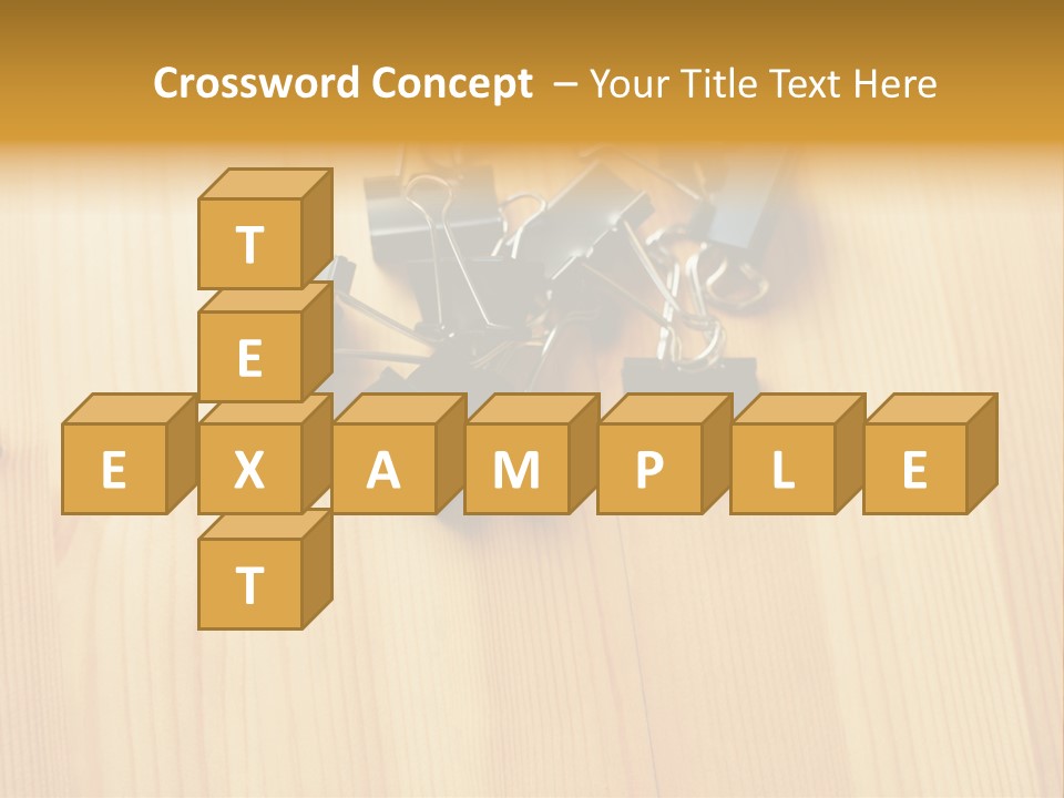 Caucasian Wallmurals Officeworker PowerPoint Template