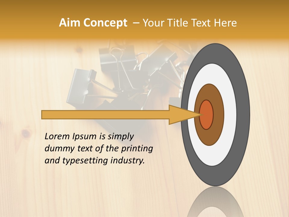 Caucasian Wallmurals Officeworker PowerPoint Template