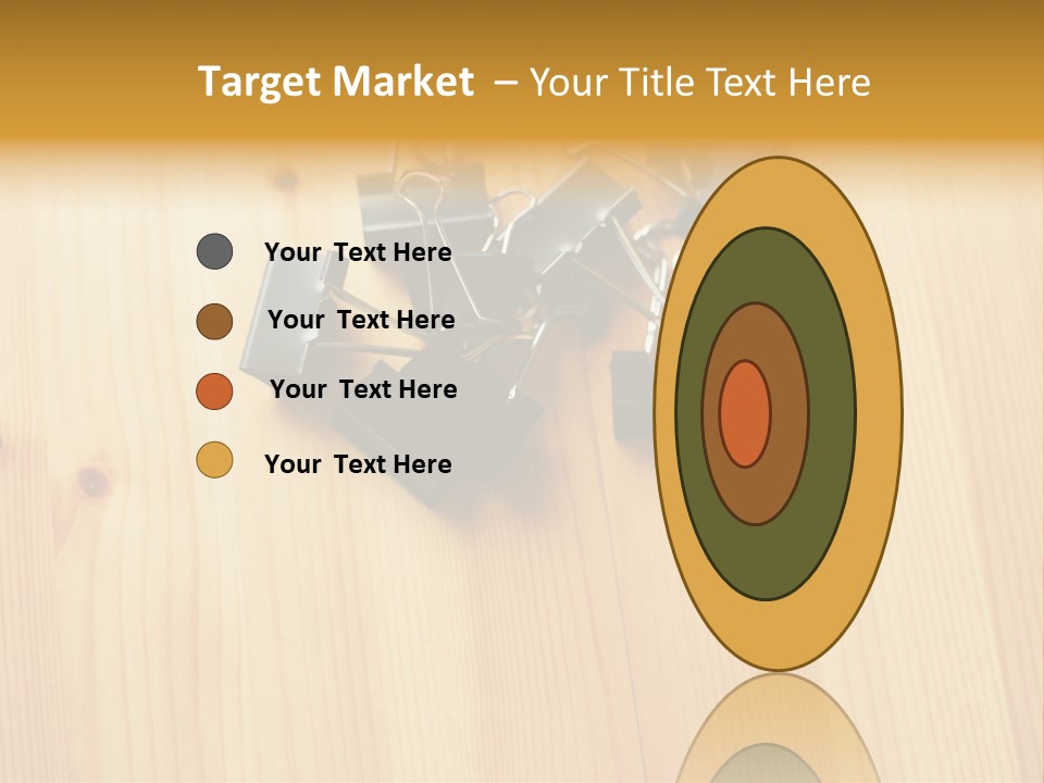 Caucasian Wallmurals Officeworker PowerPoint Template