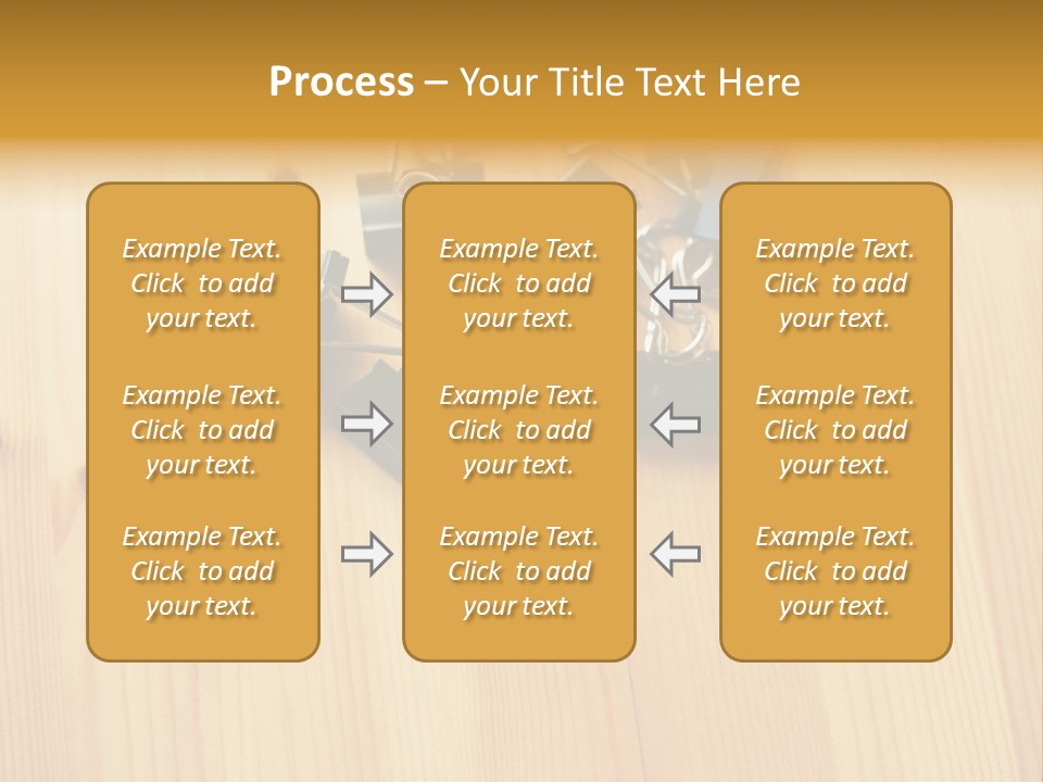 Caucasian Wallmurals Officeworker PowerPoint Template