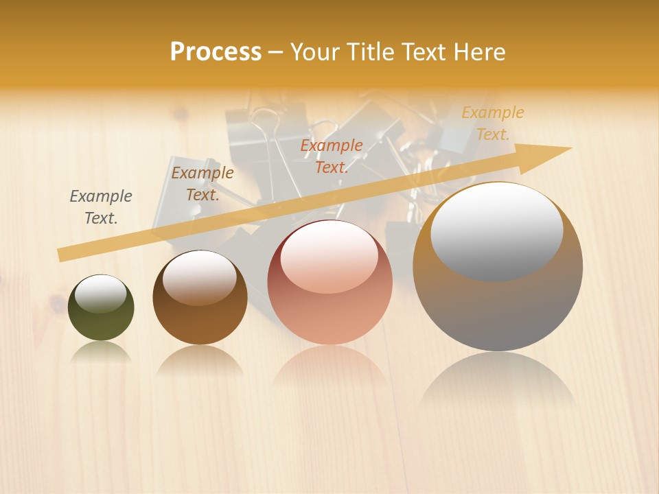 Caucasian Wallmurals Officeworker PowerPoint Template