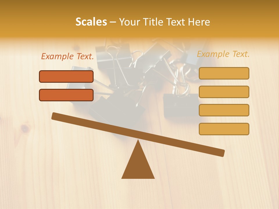 Caucasian Wallmurals Officeworker PowerPoint Template