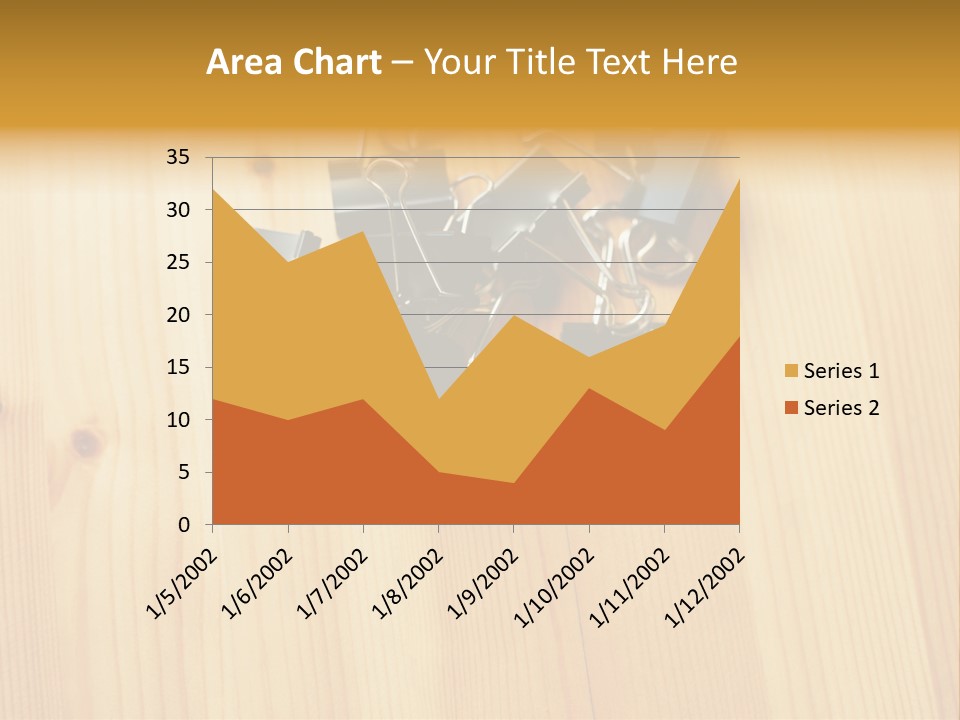 Caucasian Wallmurals Officeworker PowerPoint Template