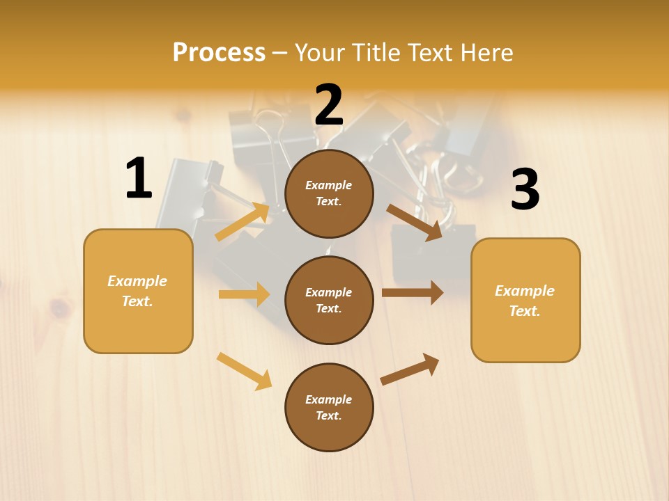 Caucasian Wallmurals Officeworker PowerPoint Template