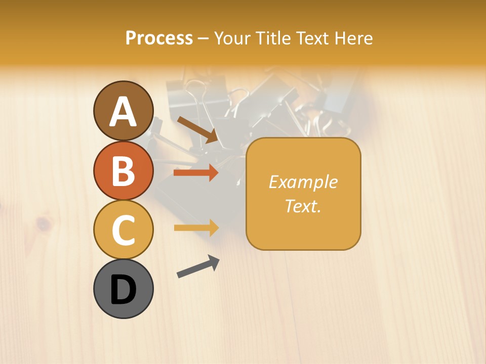 Caucasian Wallmurals Officeworker PowerPoint Template