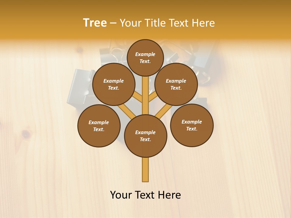 Caucasian Wallmurals Officeworker PowerPoint Template