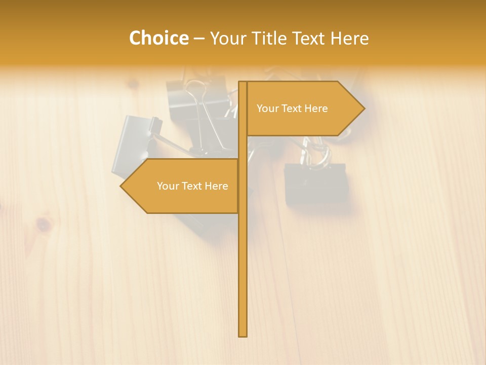 Caucasian Wallmurals Officeworker PowerPoint Template