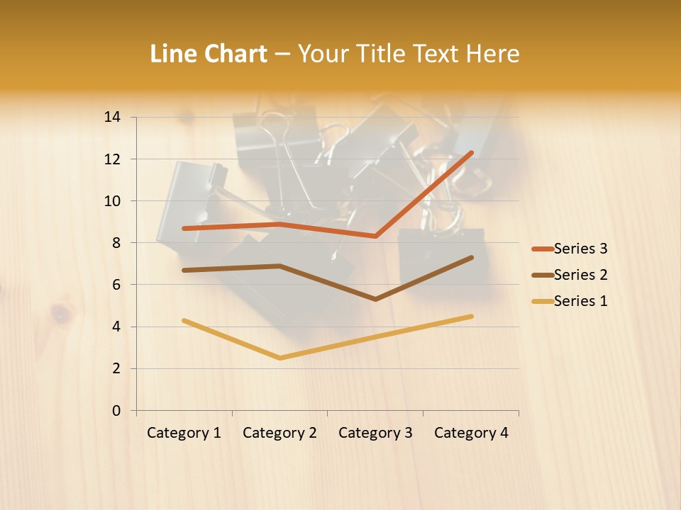 Caucasian Wallmurals Officeworker PowerPoint Template