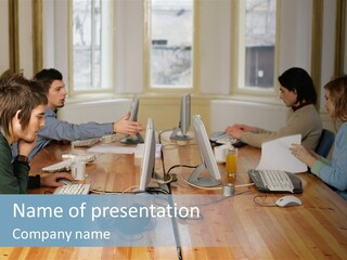 Busy  Stockphotos PowerPoint Template