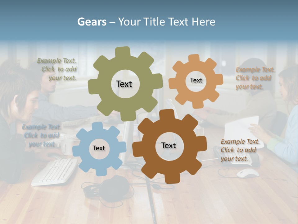 Busy  Stockphotos PowerPoint Template