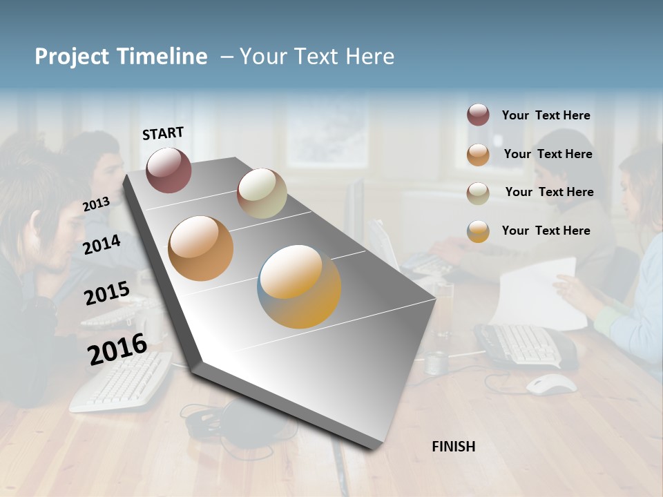 Busy  Stockphotos PowerPoint Template