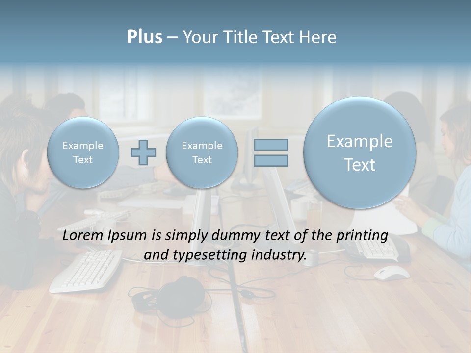 Busy  Stockphotos PowerPoint Template