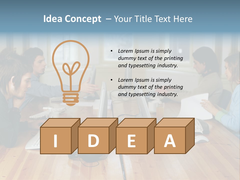 Busy  Stockphotos PowerPoint Template