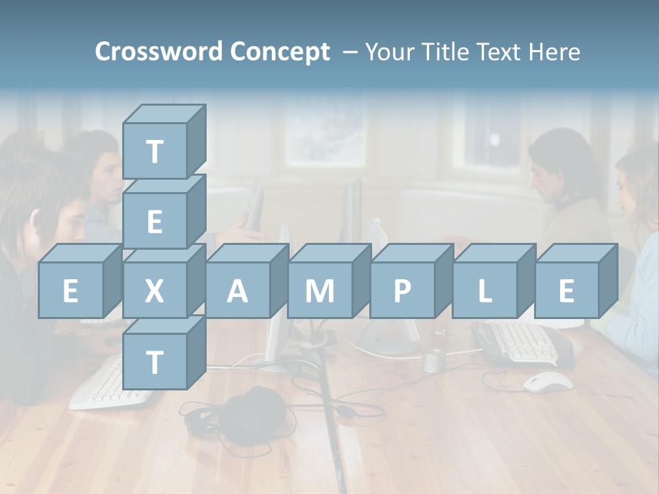 Busy  Stockphotos PowerPoint Template