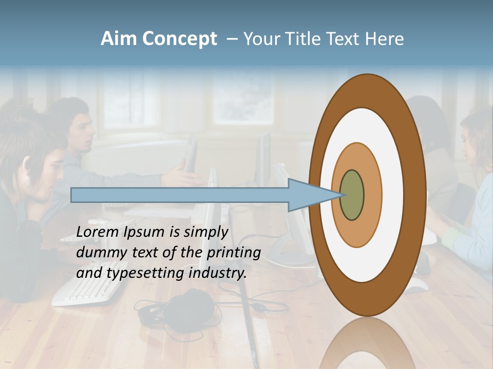 Busy  Stockphotos PowerPoint Template