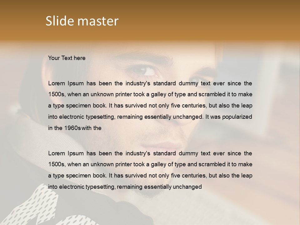 Pictures Stockphotograph Caucasian PowerPoint Template