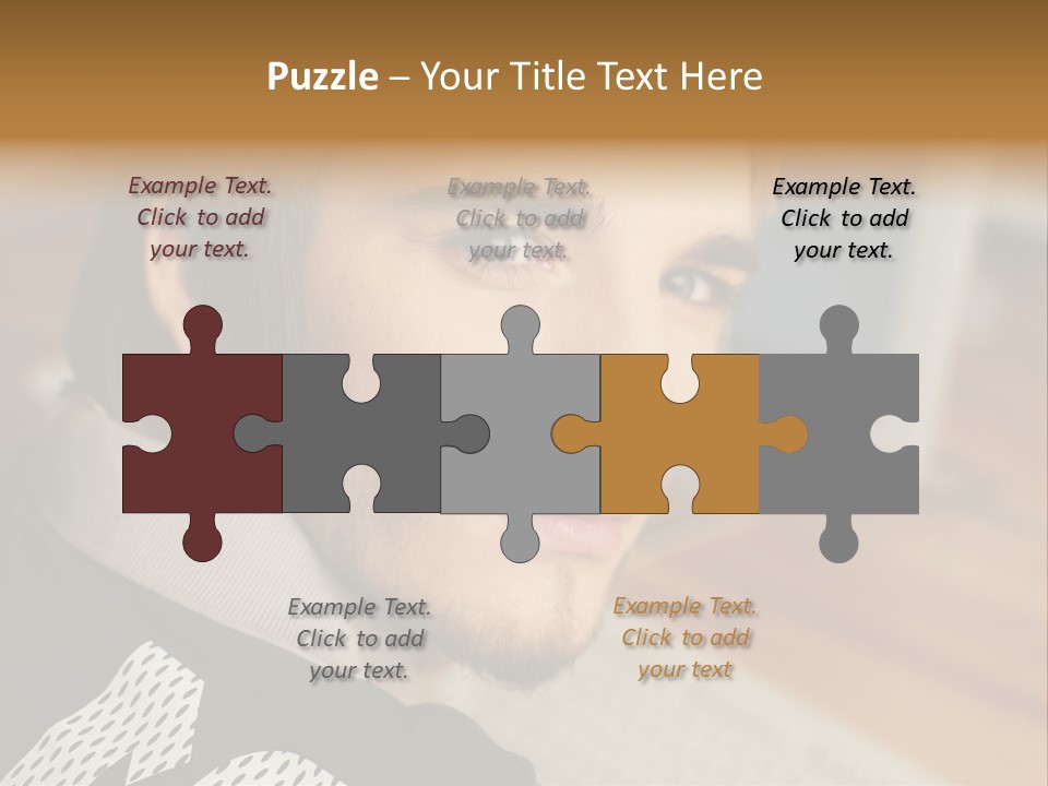 Pictures Stockphotograph Caucasian PowerPoint Template