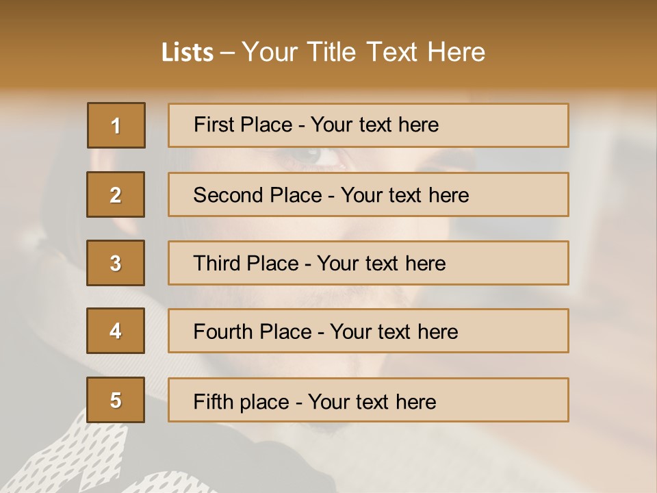 Pictures Stockphotograph Caucasian PowerPoint Template