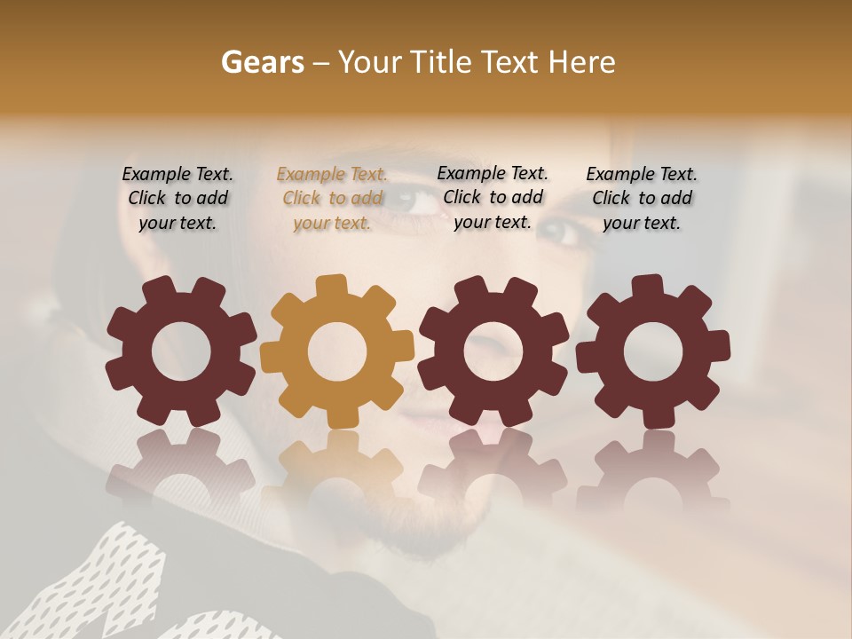 Pictures Stockphotograph Caucasian PowerPoint Template