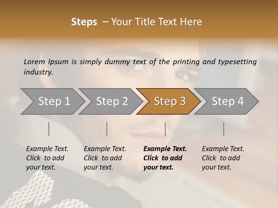 Pictures Stockphotograph Caucasian PowerPoint Template