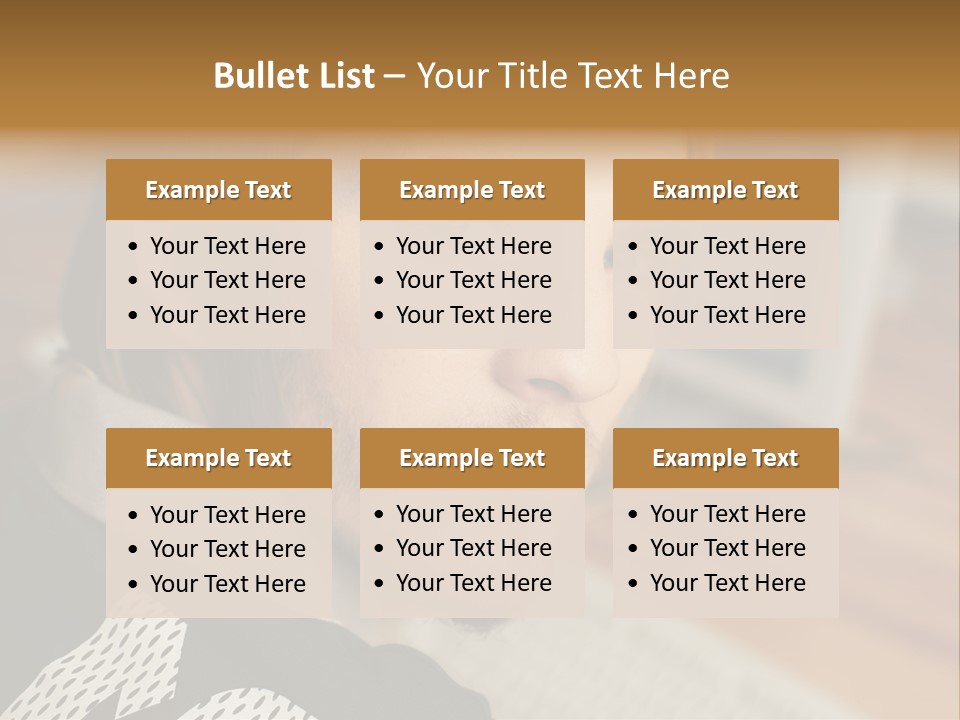 Pictures Stockphotograph Caucasian PowerPoint Template