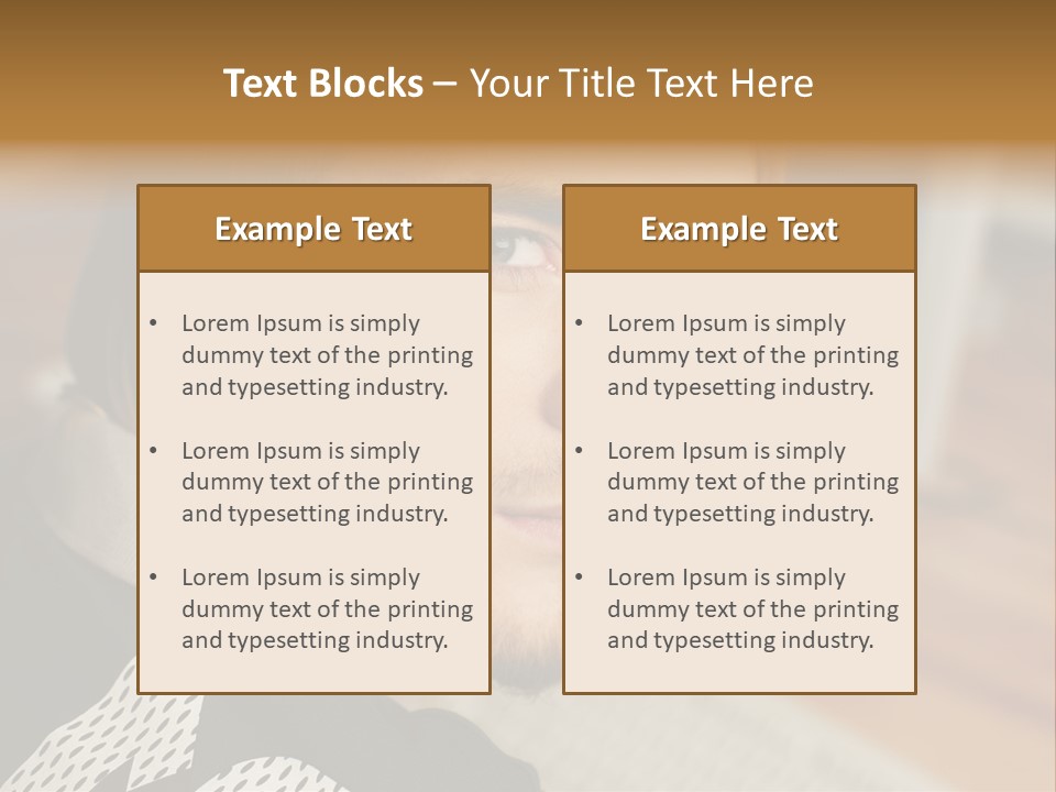 Pictures Stockphotograph Caucasian PowerPoint Template