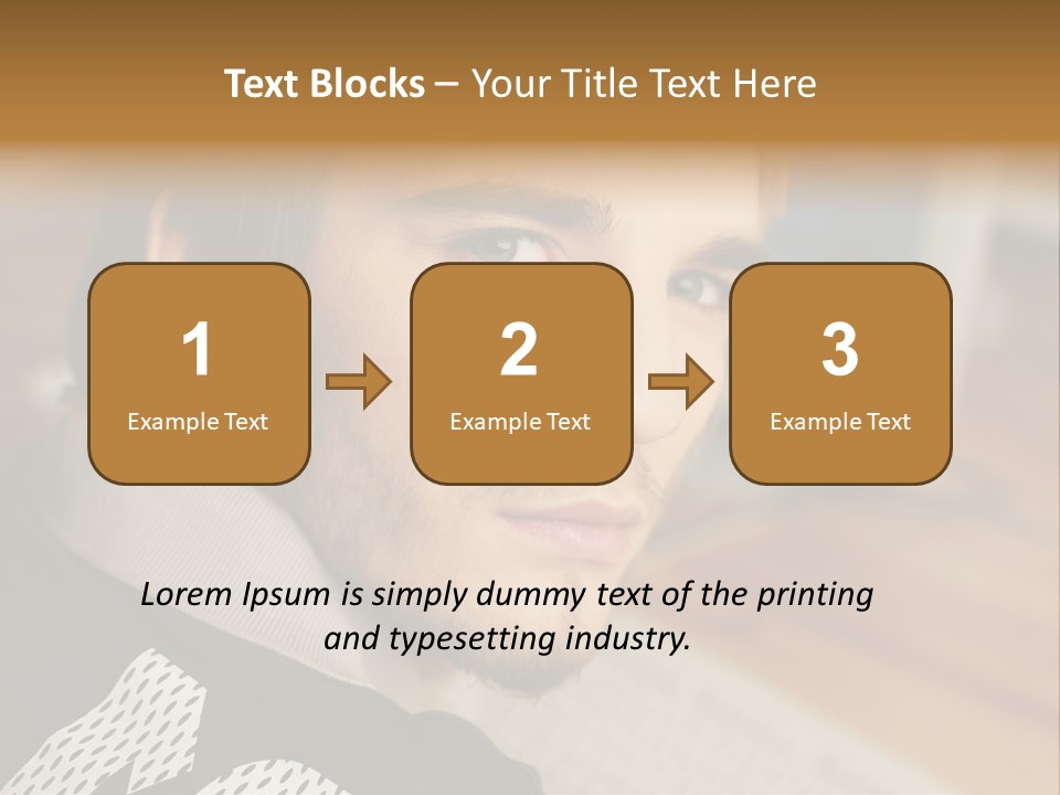 Pictures Stockphotograph Caucasian PowerPoint Template