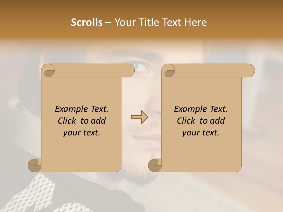 Pictures Stockphotograph Caucasian PowerPoint Template