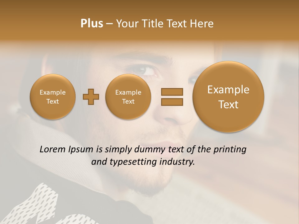 Pictures Stockphotograph Caucasian PowerPoint Template