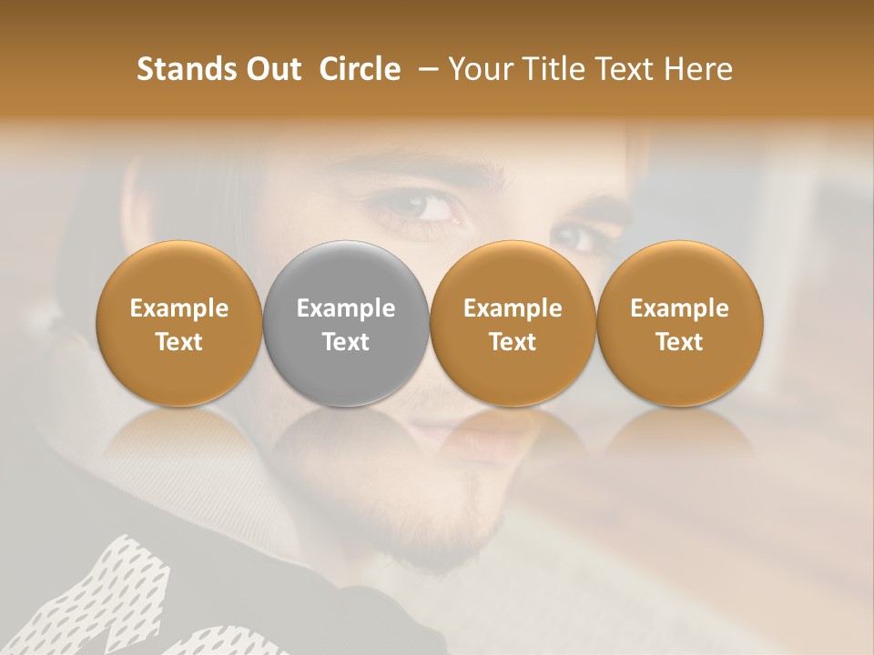 Pictures Stockphotograph Caucasian PowerPoint Template