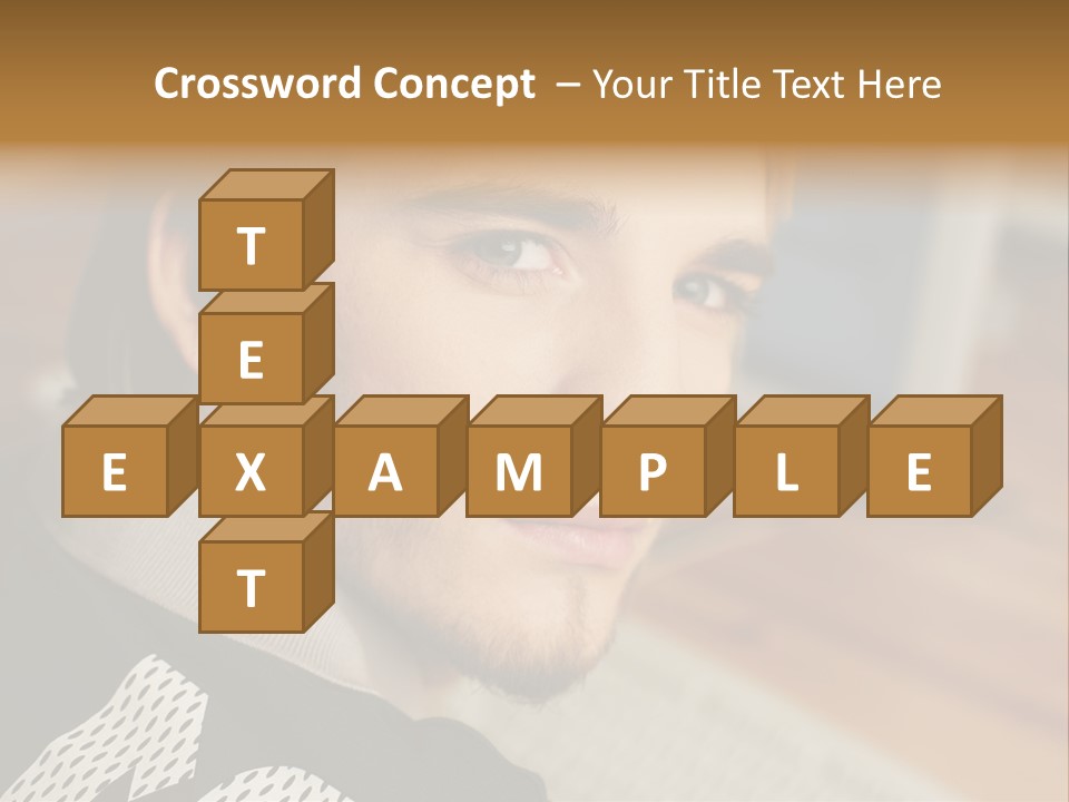 Pictures Stockphotograph Caucasian PowerPoint Template