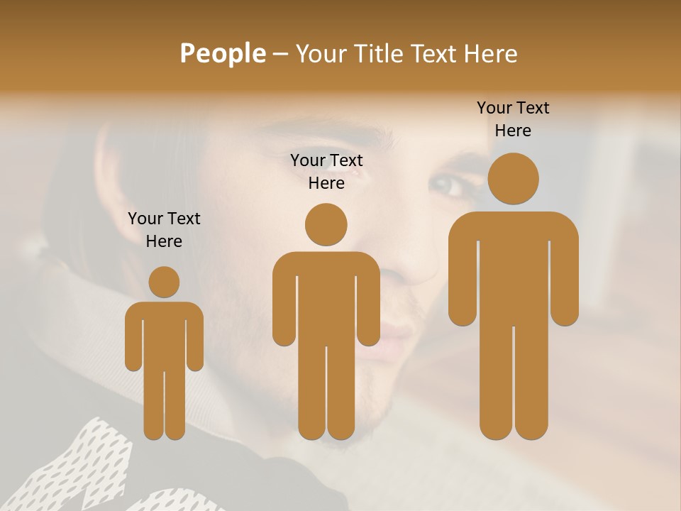 Pictures Stockphotograph Caucasian PowerPoint Template