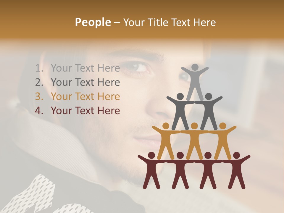 Pictures Stockphotograph Caucasian PowerPoint Template