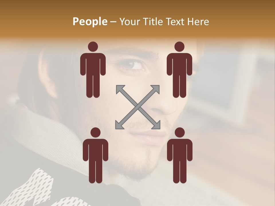 Pictures Stockphotograph Caucasian PowerPoint Template