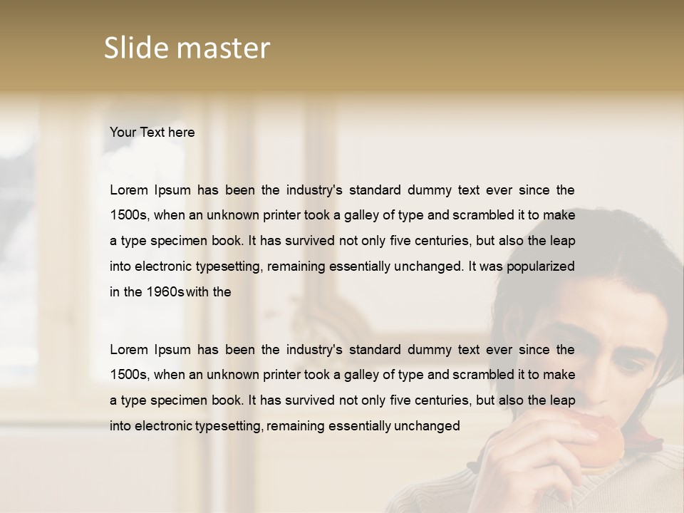 Stockphotos Snack Ornate PowerPoint Template