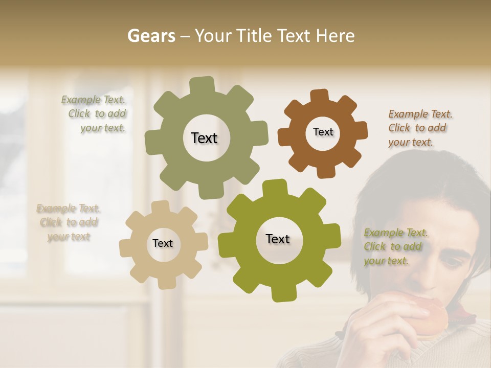 Stockphotos Snack Ornate PowerPoint Template