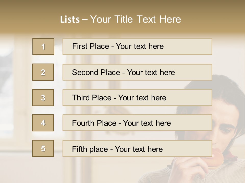 Stockphotos Snack Ornate PowerPoint Template