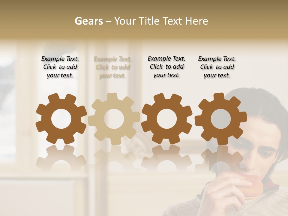 Stockphotos Snack Ornate PowerPoint Template