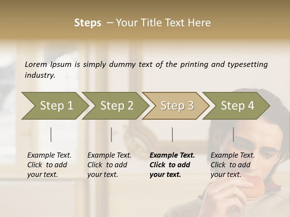 Stockphotos Snack Ornate PowerPoint Template