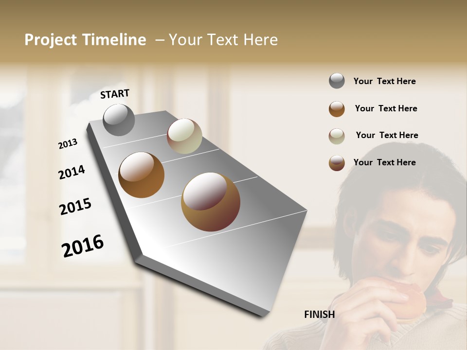 Stockphotos Snack Ornate PowerPoint Template